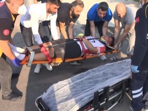 Bisikletiyle Gezerken Hastanelik Oldu