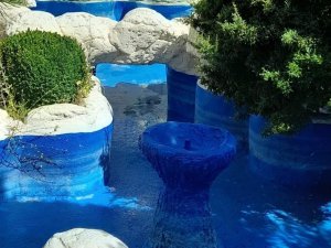 Elazığ Belediyesinden Süs Havuzları Temizliği