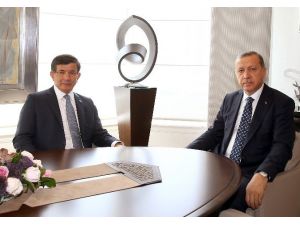 Cumhurbaşkanı Erdoğan, Başbakan Davutoğlu İle Görüştü