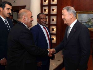 Bakan Akar, Libya Yüksek Devlet Konseyi Başkanı El-mişri İle Görüştü