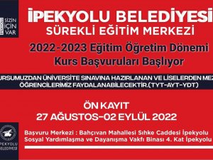 İ̇pekyolu Belediyesinden Ücretsiz Tyt-ayt-ydt Kursları