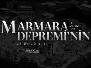 Cumhurbaşkanı Erdoğan, “17 Ağustos Depremi’nde” Hayatını Kaybedenleri Andı
