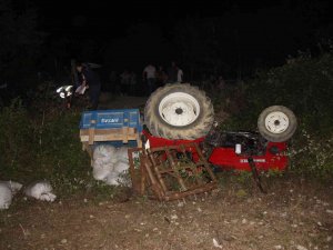Kocaeli’de Feci Kaza, Evlerine 50 Metre Kala Traktör Devrildi: 1 Ölü, 3 Yaralı