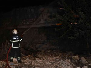 Adana’da Geri Dönüşüm Fabrikasında Yangın