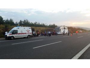 Bolu’da Otobüs Kazası: 1 Yaralı