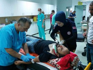 Samsun’da Traktör Şarampole Yuvarlandı: 2 Yaralı