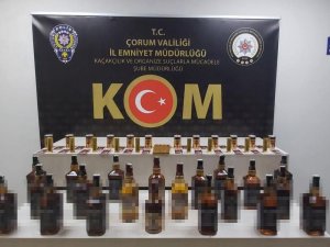 Çorum Polisinden Kaçak İçki Operasyonu