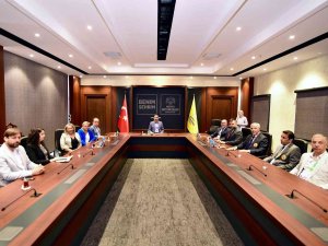 Dünya Karate Federasyonu Başkanı Espinos Başkan Altay’la Buluştu