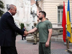 Cumhurbaşkanı Erdoğan, Lviv’de Zelenskiy İle Görüştü
