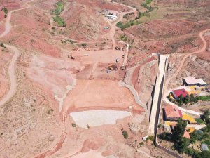 Malatya Kuluncak Karaçayır Barajında Çalışmalar Devam Ediyor