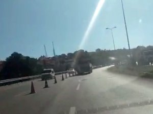Ankara’da Kamyon Sürücüsü Adeta Trafik Terörü Estirdi