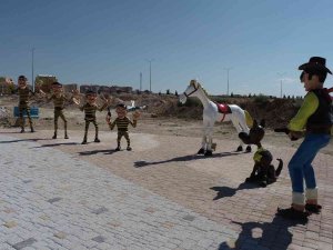 Karaman’da Masal Parkında Çalışmalar Devam Ediyor