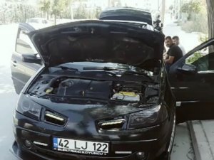 Konya’da Aracına Çakar Takan Sürücüye Ceza