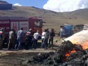 10 Bin Balya Ot Yanarak Kül Oldu
