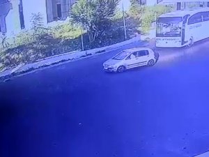 Gaziantep’te Kaza Yapan Otobüsün İ̇stanbul Otogarından Çıkış Anı Kamerada