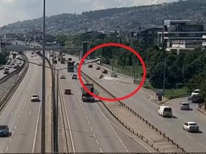 Trafik Polisinin Yaralandığı Kaza Anı Kamerada