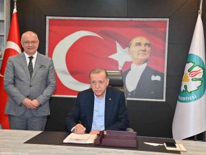 Başkan Ergün, Cumhurbaşkanı Erdoğan’ı Ağırladı
