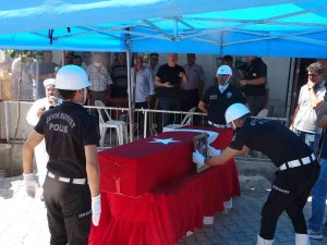 Mardin’deki Kazada Şehit Olan Polis Yahya Ergin Çanakkale’de Toprağa Verildi