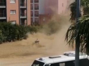 Şehir Merkezinde Atv İle Drift Atan Turistlere Polisten Ceza Yağdı