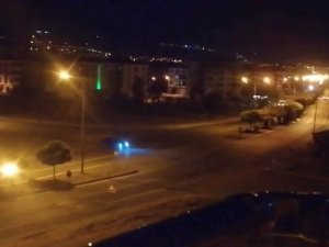 Drift Atan Sürücü Trafiği Tehlikeye Soktu