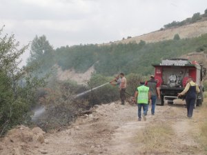 Bayburt’ta Örtü Yangınında 100 Dekara Yakın Alan Zarar Gördü