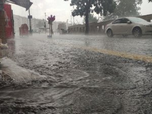 Sivas’ta Kuvvetli Sağanak Etkili Oldu