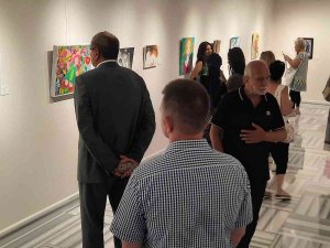 Beyoğlu’nda Türkiye-kore Dostluk Sanat Sergisi Açıldı