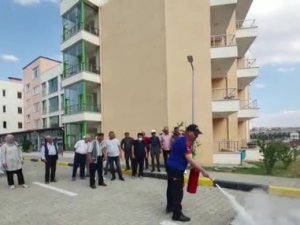 Huzur Evlerinde Doğal Afet Tatbikatları Düzenlendi