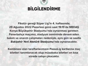 Fenerbahçe İlk Kez Eskişehir Yeni Stadyumu’nda Maça Çıkacak