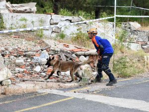 Tekirdağ’da Köpekli Arama Kurtarma Tatbikatı