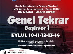 Canik’ten Ücretsiz Kpss Eğitimi