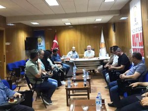 Hisarcık Ak Parti İ̇lçe Başkanlığında Koordinasyon Toplantısı