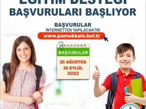Pamukkale Belediyesinin Eğitim Yardımı Başvuruları Başladı