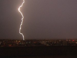 Edirne’de Sağanak Yağış Etkili Oldu