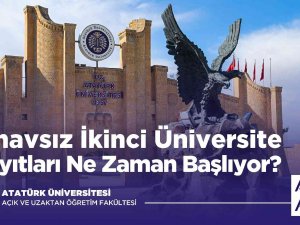 Sınavsız İkinci Üniversite Kayıtları Devam Ediyor