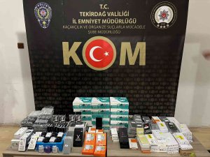 Tekirdağ’da Binden Fazla Gümrük Kaçağı Elektronik Cihazı Ele Geçirildi