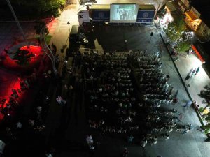 Gezen Sinema Tırı Gediz’de