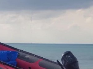 Denizde Hortum Çıktı