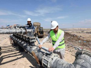 Aksaray’da Katı Atık Depolama Tesisinde Atıklar Enerjiye Dönüşüyor