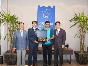 Başkan Günel, Pohang Belediyesi Heyetini Ağırladı