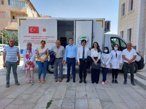 Japon Yetkililer, Gezici Sağlık Tarama Aracı İçin Yozgat’a Geldi
