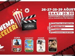 Safranbolu’da Sinema Geceleri Başlıyor