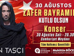 Büyükşehir Belediyesi 30 Ağustos’ta Tan Taşçı Konseri Düzenliyor