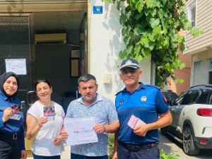 Cumayeri’nde Kadına El Kalkamaz Sloganı Sokağa Taşındı