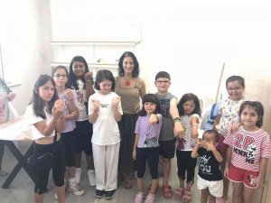 Hem Takı Yapmayı Öğrendiler Hem De Eğlendiler