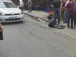 Kamyonetin El Fren Teli Koptu, Facianın Eşiğinden Dönüldü