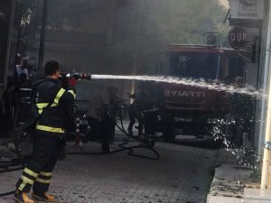 Vakıf Binasında Yangın