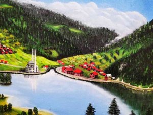 Uzungöl’de İlk Kez Resim Sergisi Düzenlendi