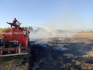 Osmaniye’de Çıkan Anız Büyümeden Söndürüldü