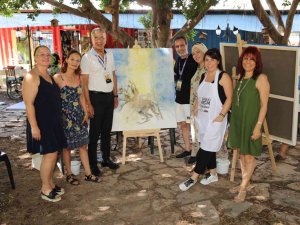 1. Mezitli Resim Çalıştayı Başladı